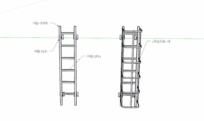 02 mẫu thang inox cơ bản nhất