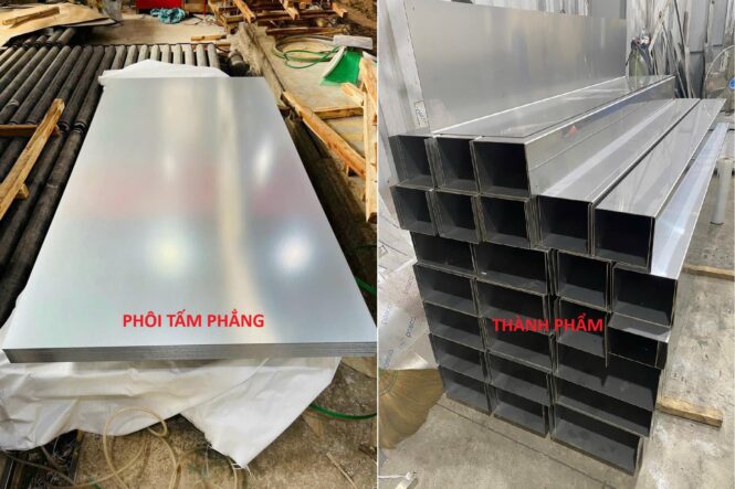 Gia công phôi phẳng chấn gấp