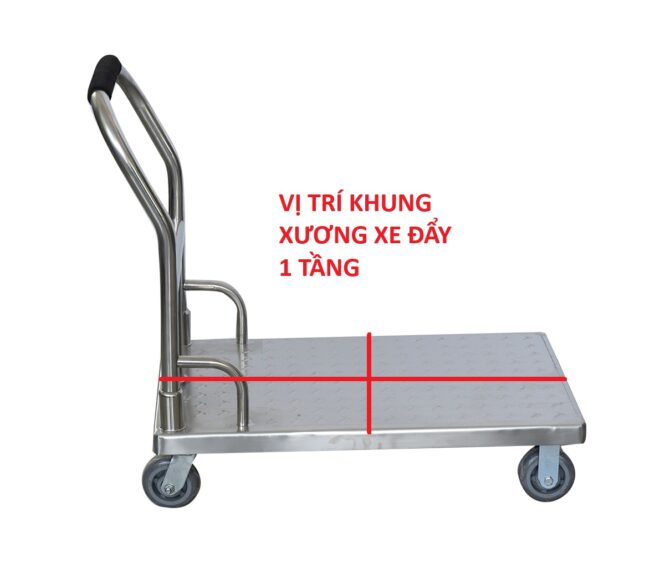 khung xương xe đẩy 1 tầng