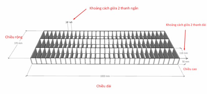 Biểu mẫu tính toán vỉ thoát sàn inox