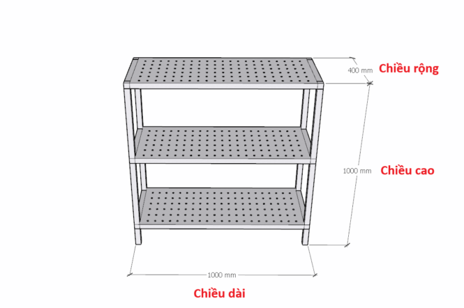 báo giá giá kệ inox
