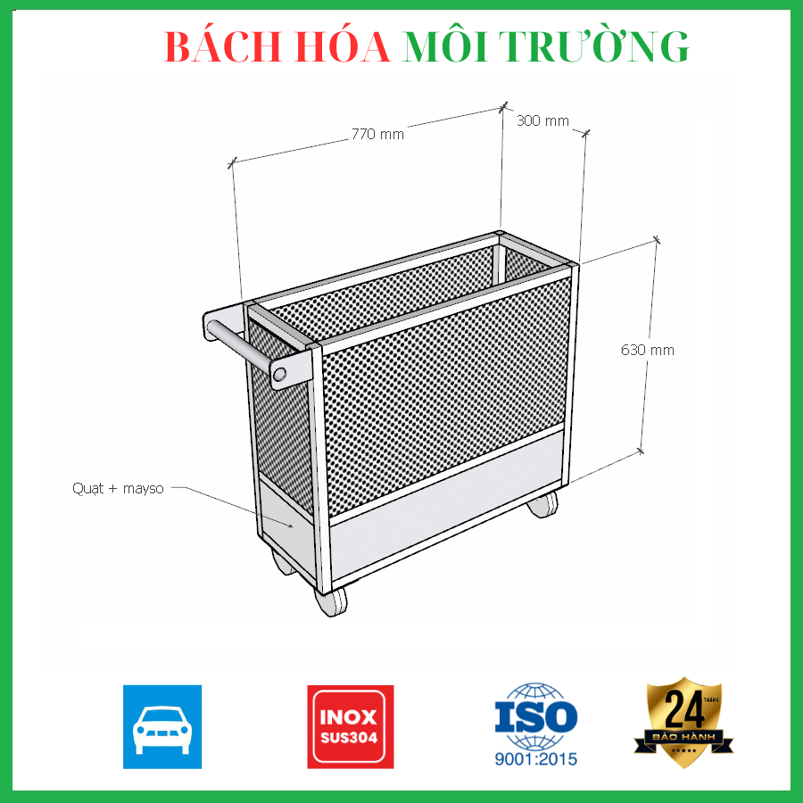 xe sấy đũa nhà hàng
